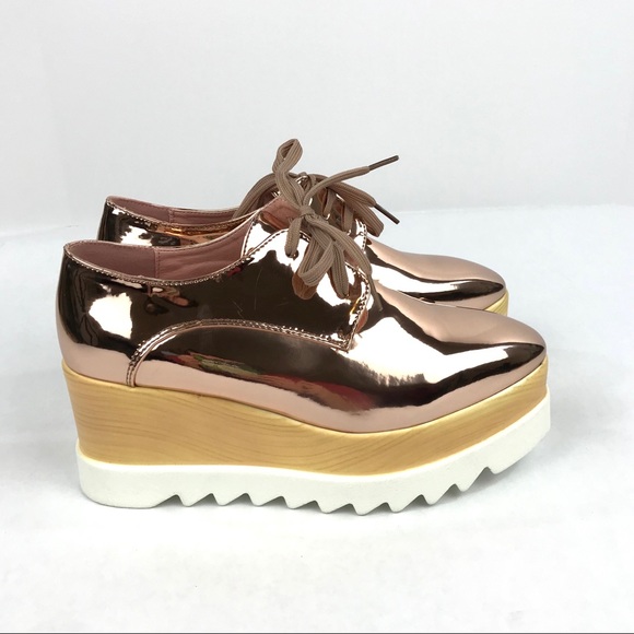 via pinky platform sneakers